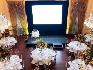 Copy of Grand Ballroom Round with projector